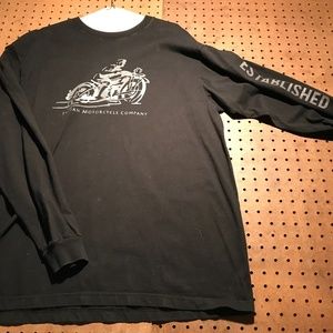 Indian motorcycles long sleeve t size L